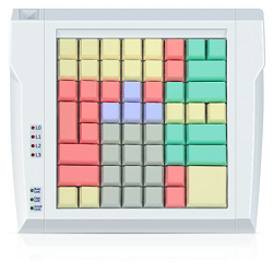 Клавиатура программируемая LPOS-064-M00, 64 клавиши, без считывателя, белая